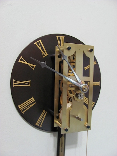 Hand Built Clock Close Up