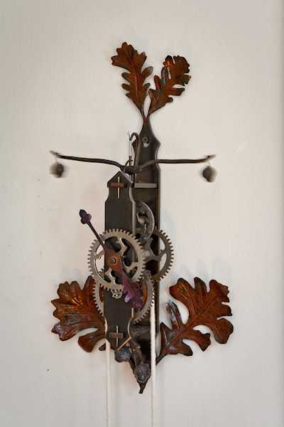 Forged Iron Clock